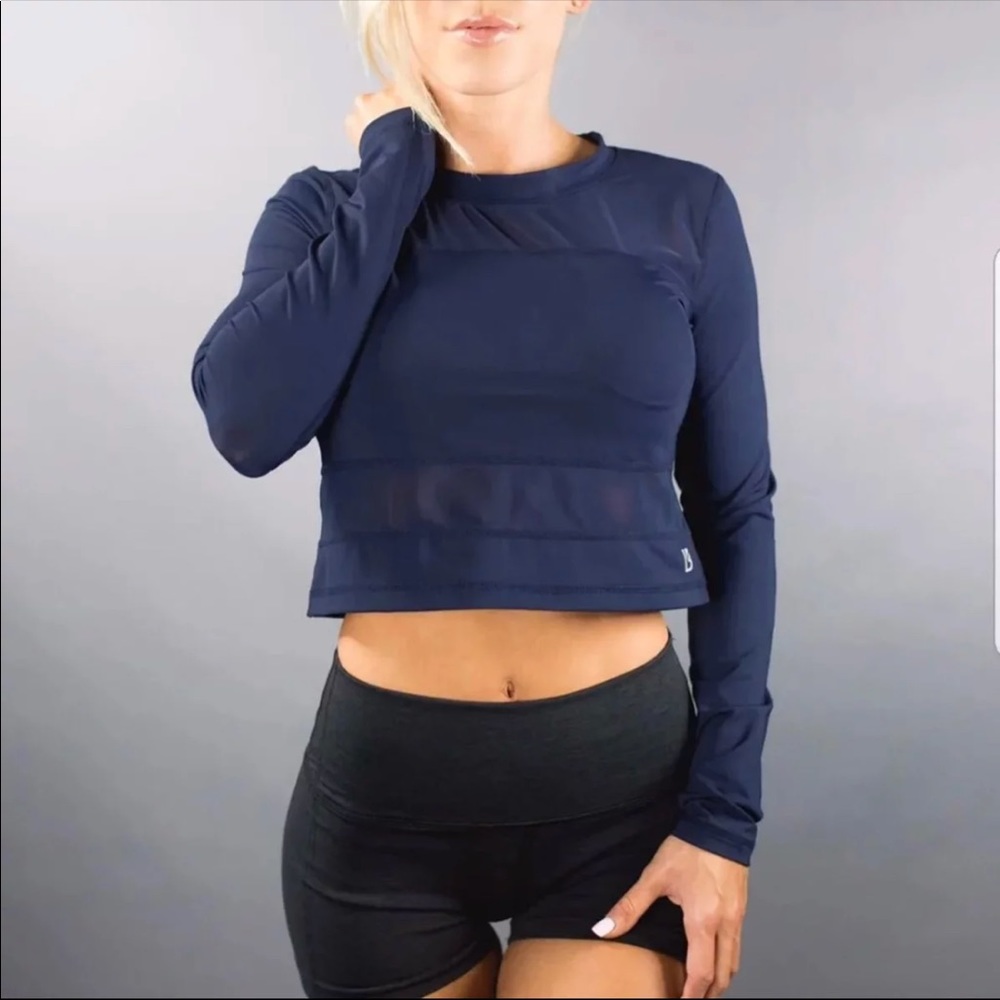 *SOLD *BuffBunny Mesh Crop Top